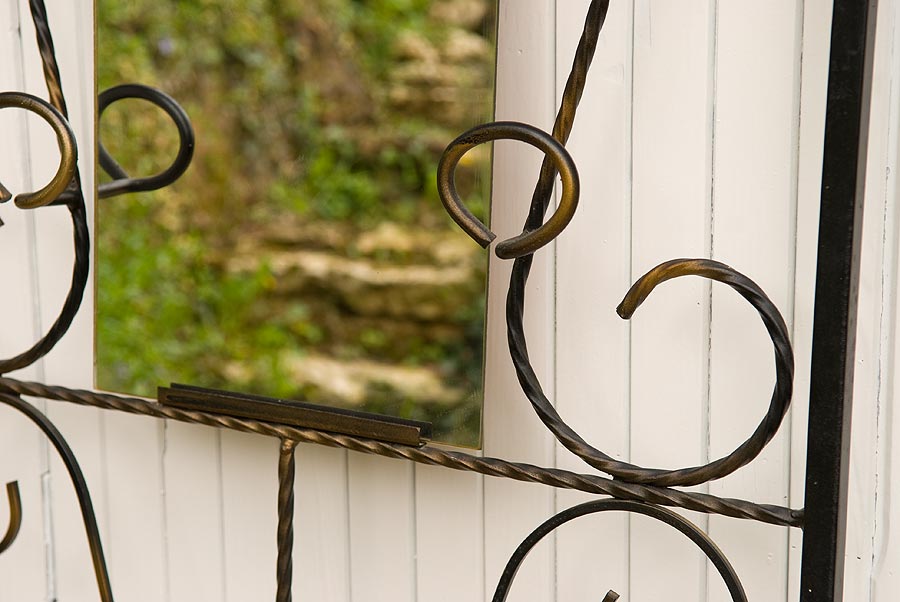 Porte-manteaux + miroir