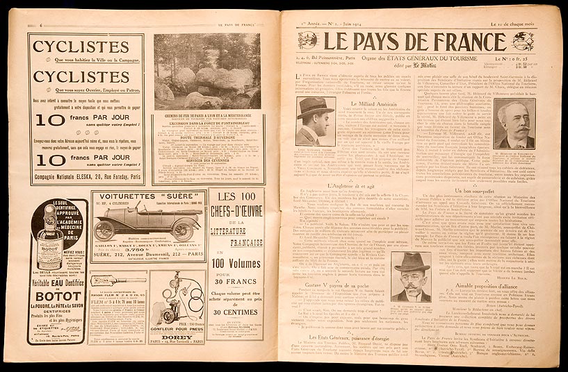 Le Pays de France - double page